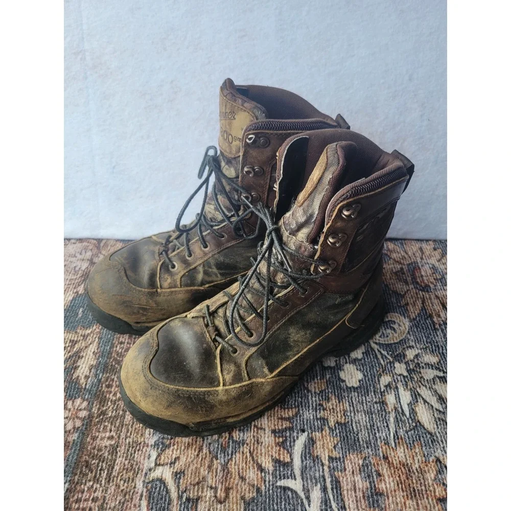 Danner Pronghorn 800g Insulated Hunting Boots Mens 9 Mossy Oak Camo 45013